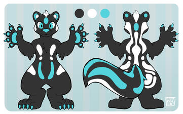 (SYMMETRICAL CUSTOM) 1 fullbody (back and front)